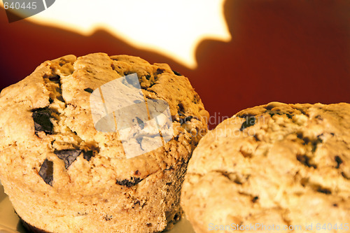 Image of Chocolate and pine kernels muffin