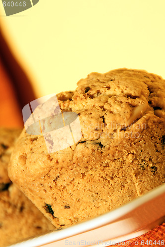 Image of Chocolate and pine kernels muffin