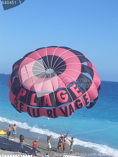 Image of Paragliding at Nice beach