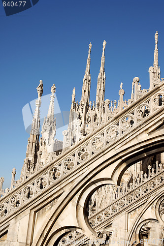 Image of Milan Cathedral detail