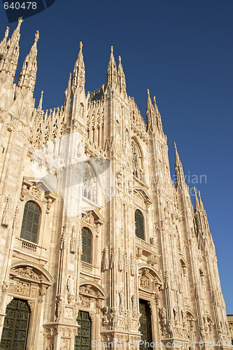 Image of Milan Cathedral at late afternoon