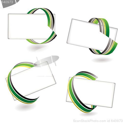 Image of ribbon card green