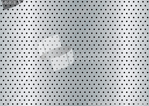 Image of brushed metal hole background