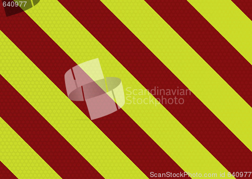 Image of modern warning stripe