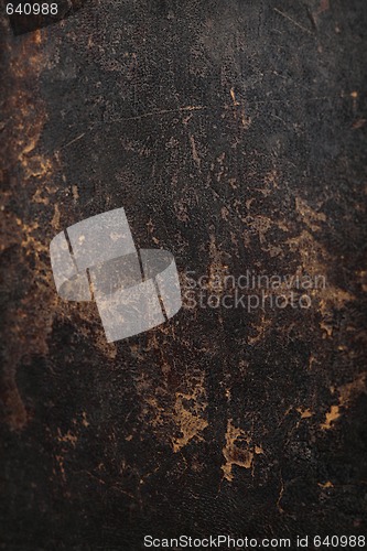 Image of Dark brown leather background texture.