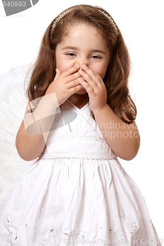 Image of Giggling angel or fairy