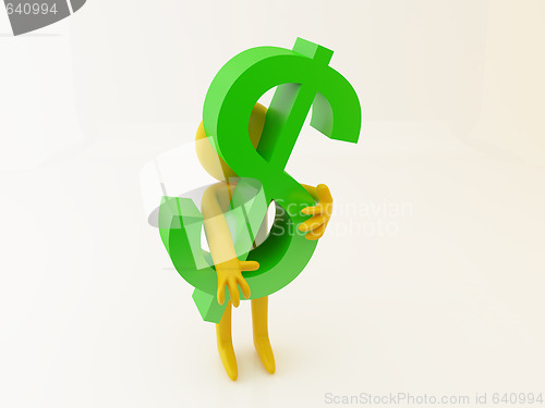 Image of Person with dollar