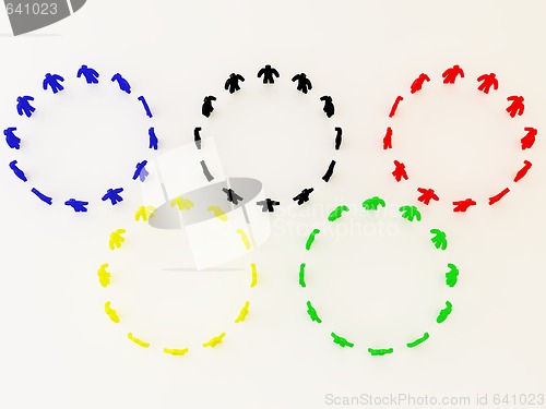 Image of Olympic symbol