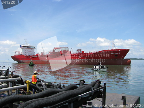Image of From Sandakan ship mooring 08.06.2009