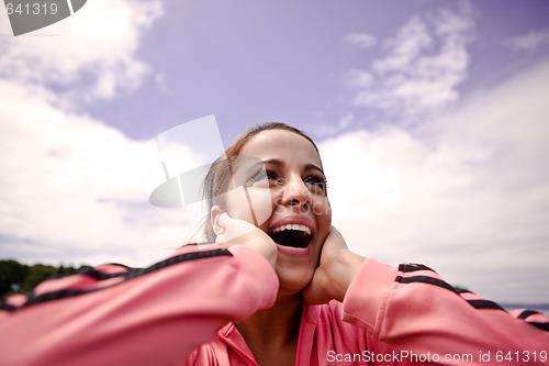 Image of Woman in joy