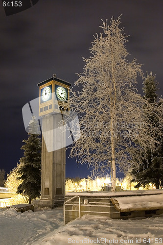 Image of Winter clock