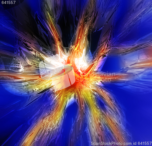 Image of explosion texture