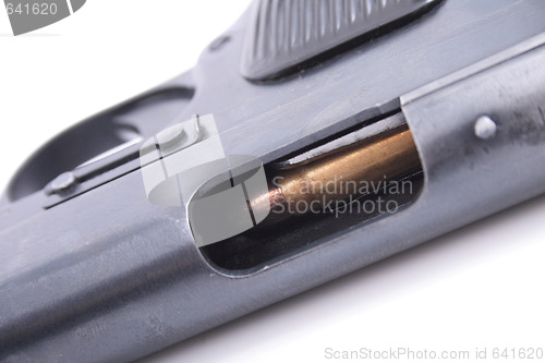 Image of detail of gun