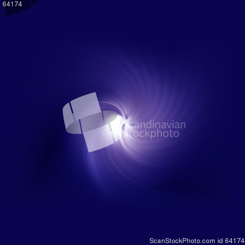 Image of White swirling light