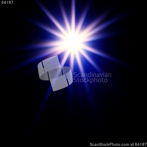 Image of rays of light