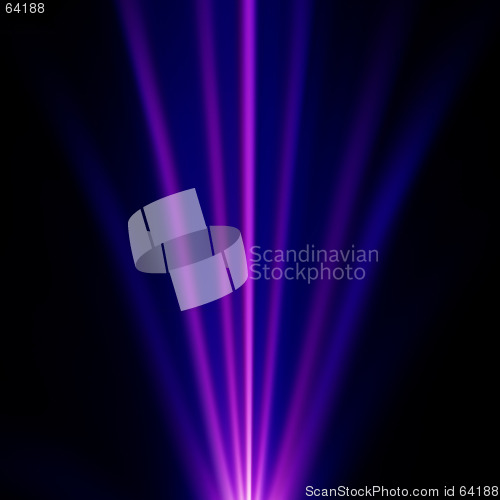 Image of blue and purple light