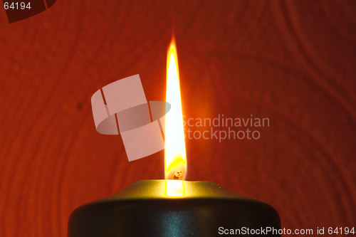 Image of large candle flame