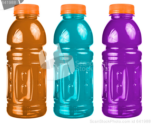 Image of Sports Drink Set Isolated