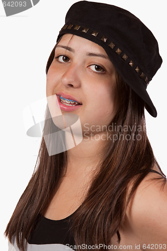 Image of Teen ager wearing hat