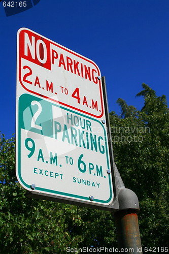 Image of No Parking Street Sign