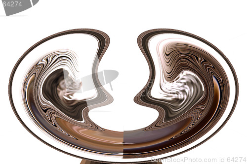 Image of Digital Abstract Art - Fortune Teller Bowl