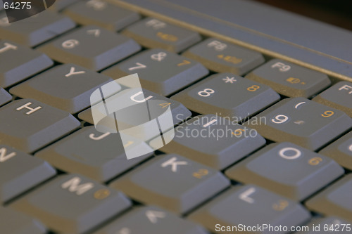 Image of Computer Laptop Notebook Keyboard