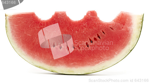 Image of eaten watermelon