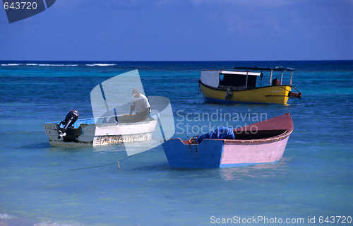 Image of Small Boats - Saona island - Dominican republic