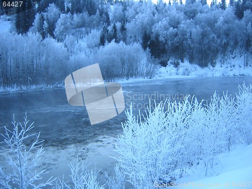 Image of Frost by the river