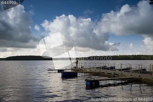 Image of Lake and clouds