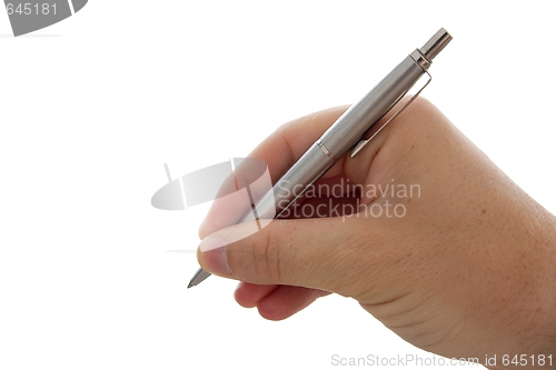 Image of Hand and pen