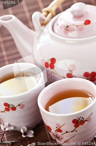 Image of Green tea set