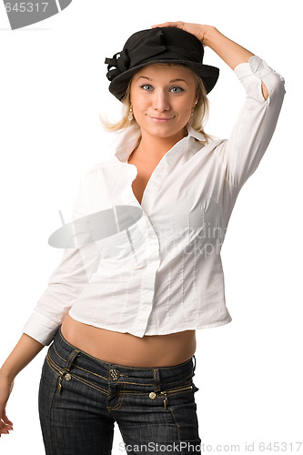 Image of woman in hat