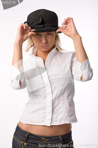 Image of woman in hat