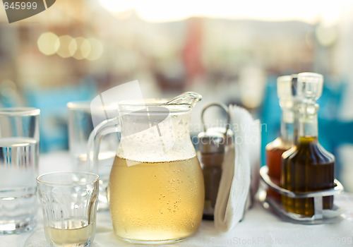 Image of greek house wine