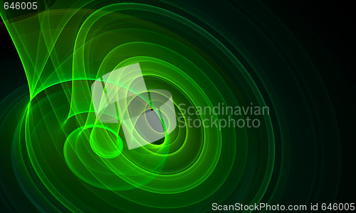 Image of green abstract background
