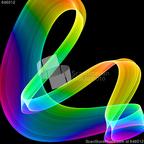 Image of multicolored abstraction