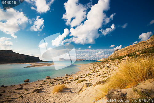 Image of balos beach, crete, greece