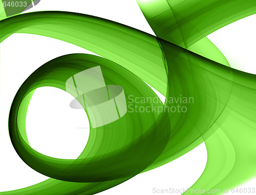 Image of green abstract formation