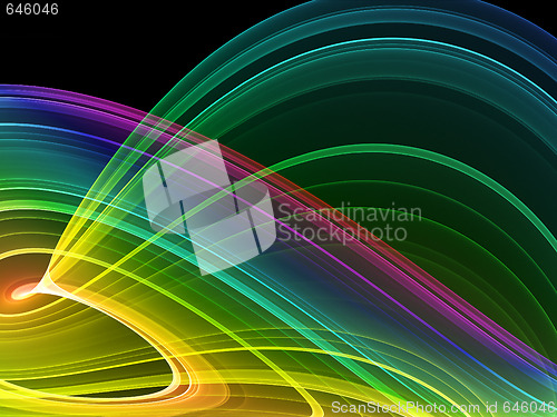 Image of multicolored abstraction