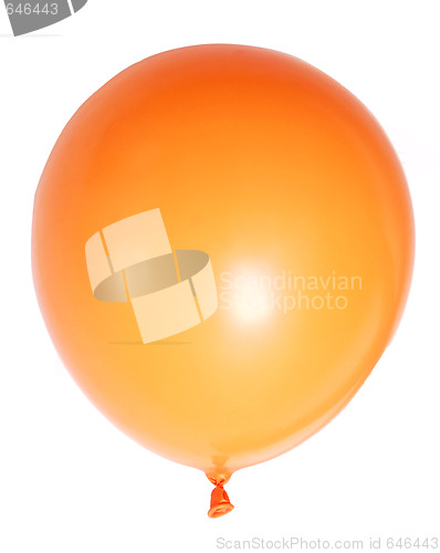 Image of orange balloon