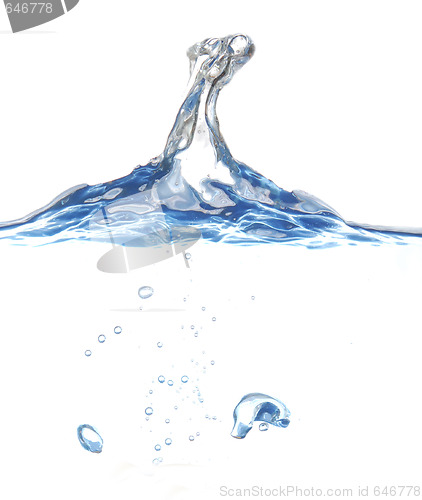 Image of wave and bubbles 