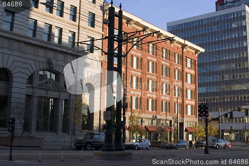 Image of Downtown Street and the Buildings