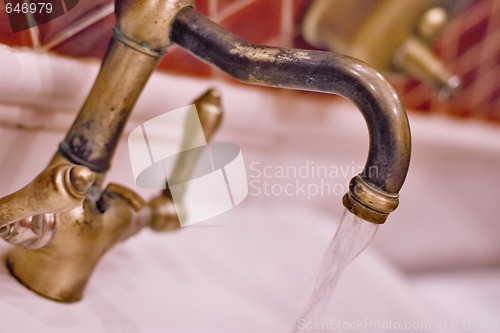 Image of vintage faucet