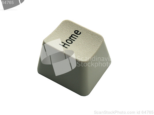 Image of home button of personal computer keyboard