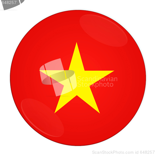 Image of Vietnam button with flag