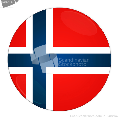 Image of Norway button with flag