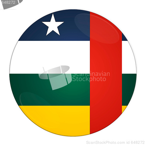 Image of Central Africa button with flag