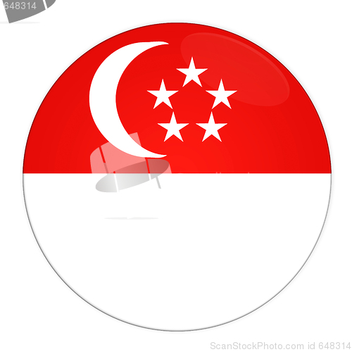 Image of Singapore button with flag