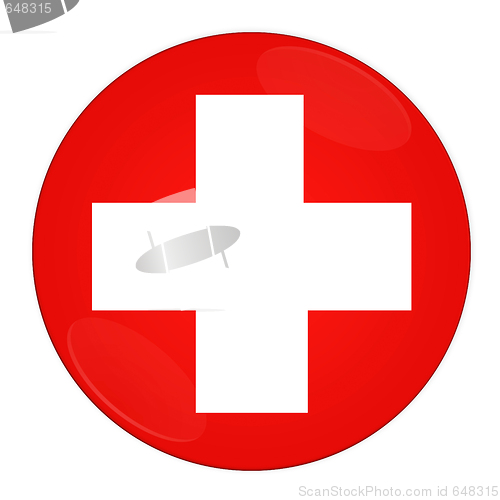 Image of Switzerland button with flag
